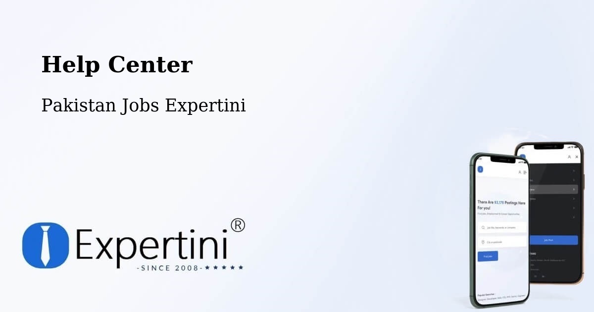 Help Center – Kamar Mushani - Pakistan Jobs Expertini